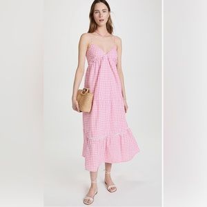 NWT Lost + Wander Pink Gingham Dress